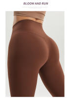 Leggings Deportivas De Secado Rápido Para Mujer High Waisted Levantamiento De Glúteos Pantalones De Fitness Yoga Leggings Delgados Ciclismo - details 8