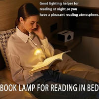 Luz De Lectura Mini LED Recargable De 3 Colores Lámpara Portátil Con Clip Iluminación Nocturna Ajustable Marcador Luz - details 13