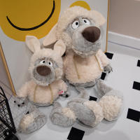 Muñeco De Peluche Lobo En Ropa De Oveja Tamaño Grande Y Pequeño Juguetes Creativos De Cuentos De Fábrica Regalo Kawaii Para Niños Halloween - details 2