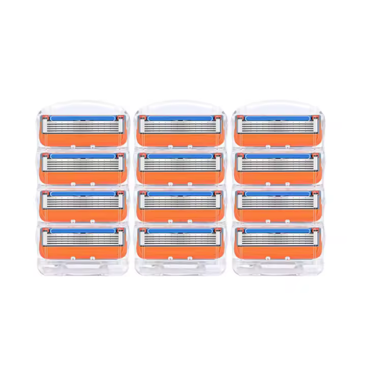 Cuchillas de afeitar de precisión de 5 capas para hombres (5 recambios) - 1