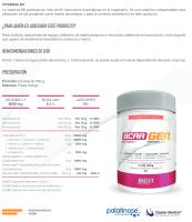 BCAA GEN - 500GR de GEN Professional Nutrition - Sabor Fresa y Mango - details 2