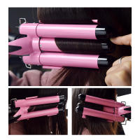 Rizador De Pelo Profesional Trípode Cerámica Multifuncional Estilo Onda Secado Y Baño Menor 80 °C a 210 °C Uso Seco Y Húmedo Tourmaline Cerámica - details 5