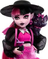 Monster High Fabulosa Draculaura Muñeca articulada con Mascota Count Fabulous, Conjunto de Moda y Accesorios, Juguete +4 años (Mattel HRP64) - details 2