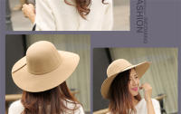Gorro De Punto De Lana Femenino Y Masculino Hawkins Trilby Feminino Sombrero De Paja Ancha Para Mujer Y Hombres Protección Solar Estilo Jazz Iglesia Godfather - details 9