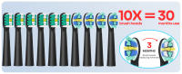 Cepillo De Dientes Eléctrico Seago Sonic Con 3 Modos De Limpieza Cabezales De Reemplazo Recordatorio Diseño Ergonómico Tres Colores Recargable Para Adultos - details 2