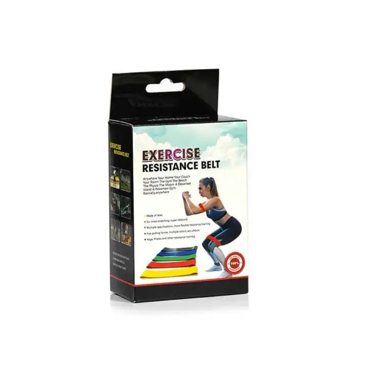 Euroxanty Bandas Elásticas Fitnes - Bandas de Resistencias - Cinta Elástica Yoga - Cinta de Gimnasio- Bandas de Potencia - Entrenamiento - Fortalecedor de Musculos - Banda de Látex - 5 Niveles de Resistencia - Elástico Ejercicio - Adelgazar - Vida Sana - 1