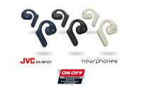 JVC Auriculares inalámbricos Deportivos 27h de Batería, Sonido, Auriculares de Oido Abierto, Resistentes al Agua IPX4, Doble Micro, Auriculares Running para Correr - HA-NP35T-W, Blancos - details 0