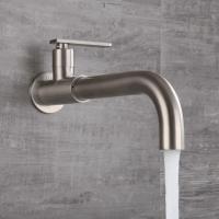 Grifo De Baño Individual De Niquel Pulido Para Pared Grifo De Escobilla Giratorio Accesorios De Baño Montaje En Pared - details 9