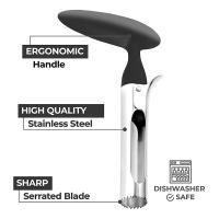 Cortador De Manzanas Y Peras De Acero Inoxidable Premium Herramienta Para Quitar La Semillas Y El Centro De Frutas Y Verduras Para Cocina - details 5