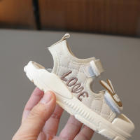 Sandalias Para Niños Y Niñas Verano Nueva Color Caqui Dibujos Animados Niños Bebé Zapatos Suaves Antideslizantes Tallas Reales - details 5