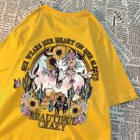 Camiseta De Algodón Respirable Para Hombre Estilo Casual Con Diseño Creativo Manga Corta Suelta Y Cómoda Protección Solar Y Secado Rápido - details 2