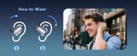 Auriculares AI Translator Real-Time, 3 en 1 Auriculares Bluetooth Ultra Open Ear Translator 115 idiomas y acentos, con estuches de carga para Viajes y Aprendizaje y negociación de Negocios, compatible con iOS y Android - details 2