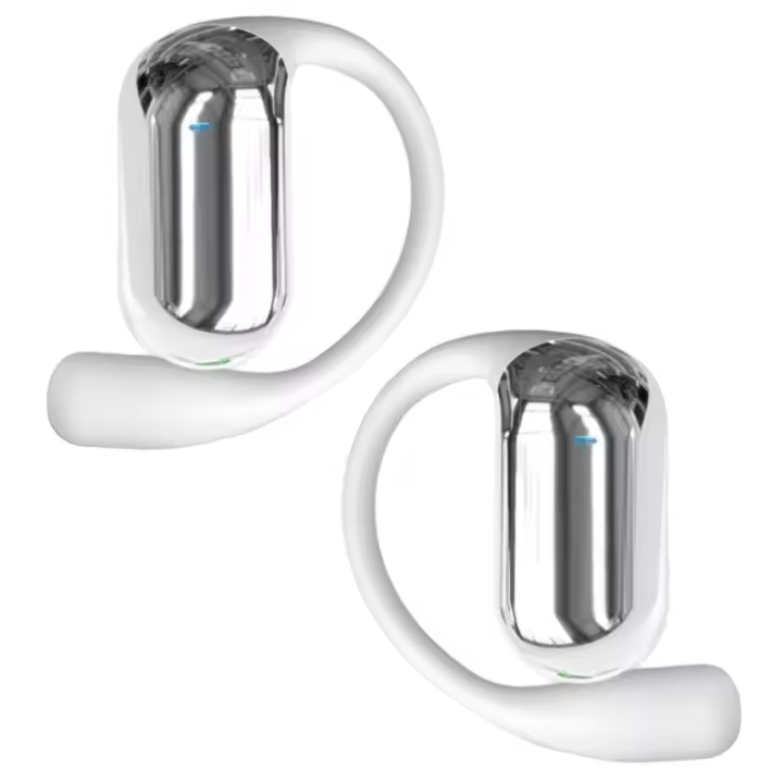 Auriculares Deportivos de Bluetooth V5.4 Cascos Auriculares Inalámbricos de Conducción Ósea Colgante de Oído Abierto - Sonido cristal y potente - Batería 500 mAh de gran capacidad - Diseño moderno - Fijación buena es ideal para deportes o gimnasio - 1