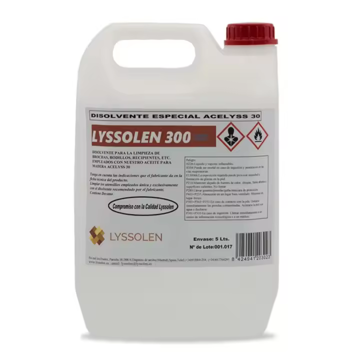 LYSSOLEN - Disolvente para Limpieza de Utensilios y Herramientas - Disolvente Universal y Diluyente Profesional - Limpieza Eficaz para Uso Doméstico y Profesional - Fórmula de Alto Rendimiento - 1