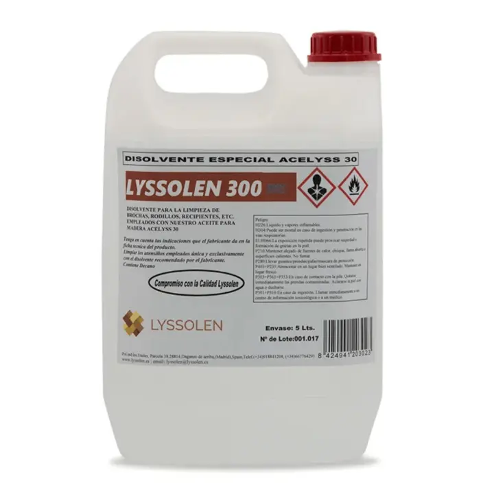 LYSSOLEN - Disolvente para Limpieza de Utensilios y Herramientas - Disolvente Universal y Diluyente Profesional - Limpieza Eficaz para Uso Doméstico y Profesional - Fórmula de Alto Rendimiento - 1