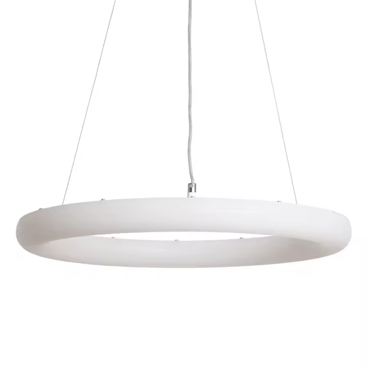 Ledkia Lámpara Colgante LED 48W Metal Ø500 mm Irlava Blanco - 1