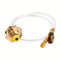 Adaptador De Recarga De Estufa De Gas Para Camping Exterior Propano LPG Con Conector De Tanque Plano Accesorio Metálico Para 3-5 Usarios - details 1