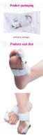 Corrector De Valgus Hallux 2Pcs Aligador De Dedos Grandes Alivio Del Dolor De Pies Articulador De Dedos Ajustable Suministros Ortopédicos Pedicura - details 2