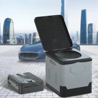 Inodoro plegable portátil para coche,Inodoro portátil para acampar, Inodoro plegable para acampar Inodoro higiénico para caminatas de 20 l, Inodoro plegable Carga máxima 150 kg - details 11