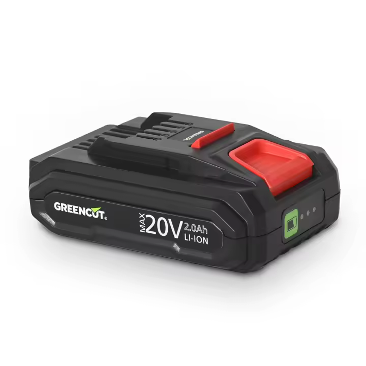 GREENCUT BTD2020L-Batería de Litio de 2.0Ah para Herramientas jardín, Batería 20V, última generación, Carga rápida, Larga duración. - 1