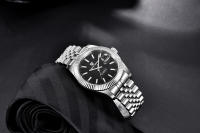 Reloj Mecánico Para Hombre PAGANI DESIGN PD-1645 V3 2024 Cristal De Zafiro Resistente Al Agua 10 Bar Pulsera De Acero Inoxidable Estilo Casual - details 9