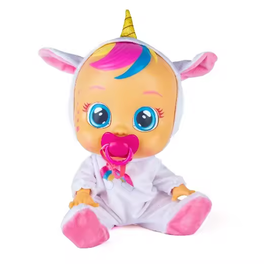 BEBÉS LLORONES Fantasy Dreamy Unicornio Muñeca interactiva que llora de verdad con Chupete y Pijama - Juguete y Regalo para niñas y niños +18 Meses - 1
