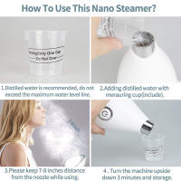 Set De Cuidado Facial Profesional Máquina De Vapor Vapozone Humidificador Facial Eléctrico Appliance Para Una Piel Más Saludable - details 5