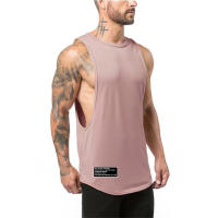 Camiseta De Gimnasio Para Hombres Transpirable Verano Cuerpo Entrenamiento Sin Mangas Algodón Estilo Deportivo Casual - details 12