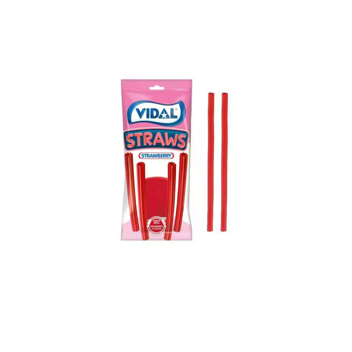 Vidal Golosinas. Lanzas Fresa. 14 bolsitas x 90g - 1