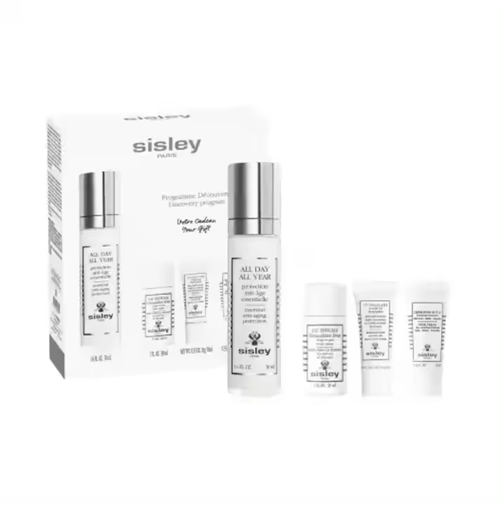 SISLEY Sisley All Day All Year Essential  Protection 50 ml + Eau Efficace, 30 ml  Hydra-Flash, 10 ml Crema para cuello - 1