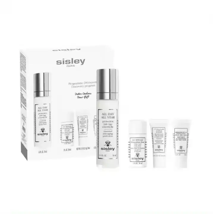 SISLEY Sisley All Day All Year Essential  Protection 50 ml + Eau Efficace, 30 ml  Hydra-Flash, 10 ml Crema para cuello - 1