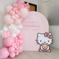 Set De 68 Globos Macarón De Látex Rosa Y Blanco Con Globo De Papel De Número Rosa Para Fiesta De Cumpleaños Bebé Despedida De Soltero Adulto Decoración De Nuevo Nacido - details 0