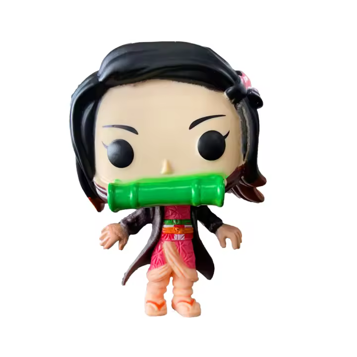 Figura De Vinilo Pop Demon Slayer Colección De Juguetes De Modelo Tanjiro Kamado Nezuko Zenitsu Agatsuma Inosuke Hashibira 10cm - 1