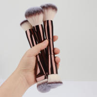 Cepillo De Maquillaje Doble Cabeza Con Pincel Suave Para Base Rubor Crema BB Portátil Herramienta De Maquillaje - details 3