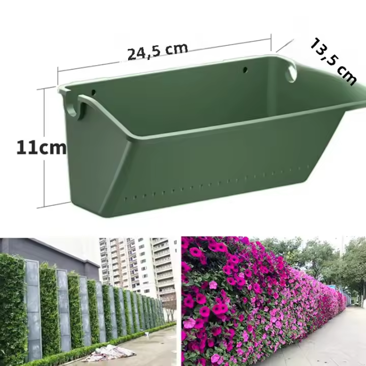 Maceta Colgante Para Jardín 1PC Caja De Plantación Vertical Para Decoración Del Hogar Material Plástico Sin Embalaje Peso Nulo - 1