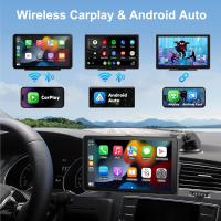 7 pulgadas Reproductor multimedia con pantalla táctil inalámbrica CarPlay - Receptor de radio para coche estéreo con navegación GPS, alimentado por enchufe de coche, ≤36V, sin batería, admite conexiones por cable e inalámbricas-Marca Cecodadi - details 2