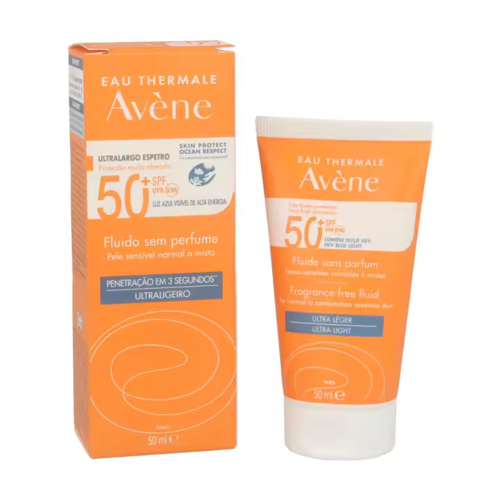 Avene Solar Spf50+ Fluido Sin Perfume 50 ml - 1