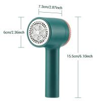 Desfibrillador De Pelo Para Ropa Recargable Trimmer De Bolas De Pelo Fuzz Pellets Esmerilador De Tela Para Suéteres Y Ropa Electrónico Eliminador De Pelusa - details 3