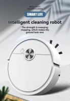 Robot Aspirador Inteligente 3-en-1 Con Fuerte Succión De 300Pa Para Pisos Duros Pelo De Mascotas Y Alfombras Limpieza Automática Mop-Vacuum Combo Eficiente - details 0