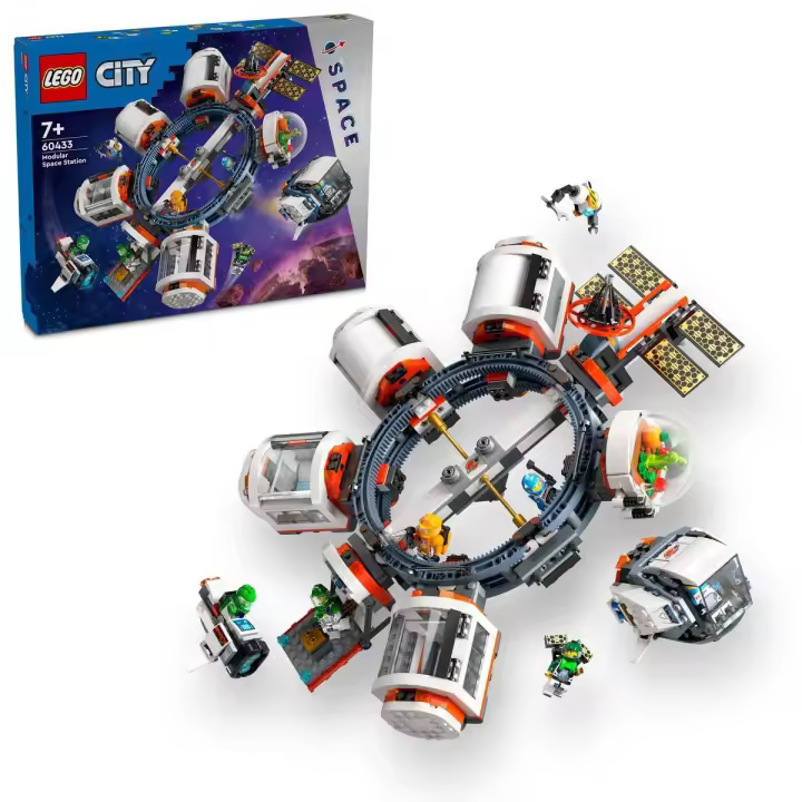 LEGO 60433 City Estación Espacial Modular Kit de construcción de modelo de juguete - 1