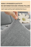 Cubierta De Sofá Minimalista De Color Sólido Moderna Universal Para Todas Las Estaciones Antideslizante Resistente a La Suciedad Amigable Con Mascotas Y Máquina - details 5