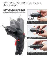 Set De Herramientas Eléctricas Portátiles Para El Hogar 4.2V Mini Destornillador Con Batería De Litio 1800mAh Para Reparación Y Mantenimiento - details 1