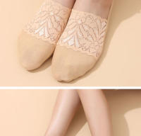 4 Pares De Calcetines De Barco Para Verano Calcetines Cortos Translúcidos Con Encaje Para Mujer Moda Y Trendy - details 9