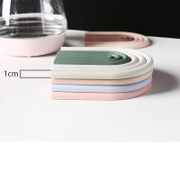 Silicona Tapetes De Mesa Aislante De Calor Anti-deslizante Para Taza De Té Leche Taza De Café Herramienta De Cocina Irregular Moderno Sin Químicos Dañinos - details 14