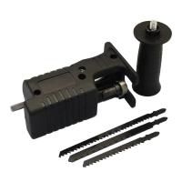 Adaptador Portátil De Silla Reciprocante Eléctrica Con 3 Hojas De Sierra Para Corte De Madera Y Metal Herramienta Modificada Para Taladro Eléctrico - details 3