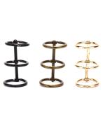 2Pcs Anillo Metálico Para Cuaderno De Hojas Sueltas 3 Anillos Clip De Círculo Abrazadera De Tornillo Espiral DIY Scrapbook Suministros De Escritorio - details 5