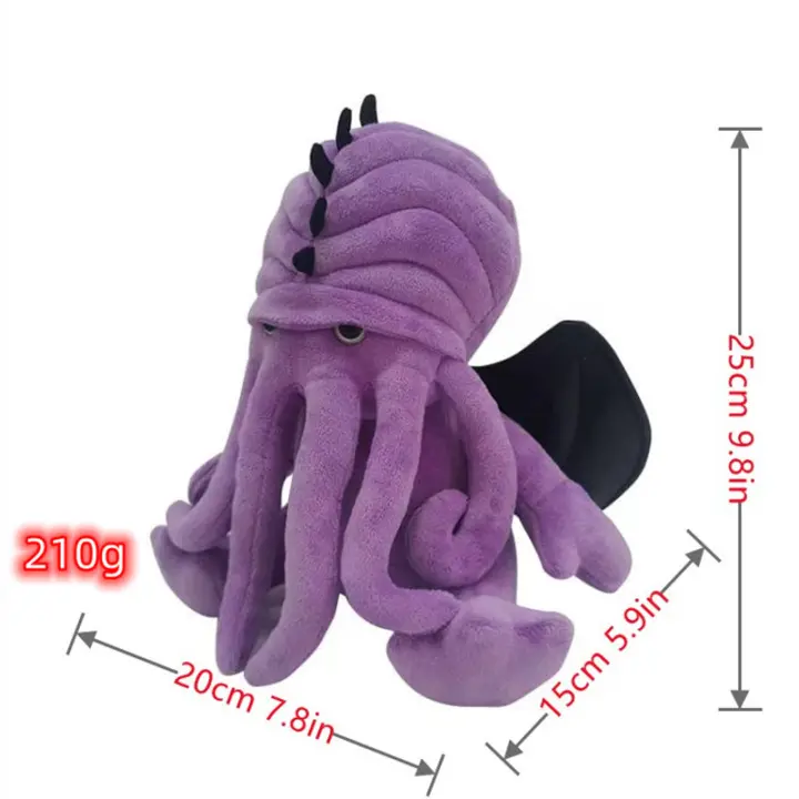Peluche de monstruo con tentáculos de aguas profundas - Serie de criaturas míticas - Muñeco creativo masculino - 1
