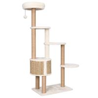 vidaXL Árbol para gatos cojín lujo poste rascador hierba marina 148 cm - details 4