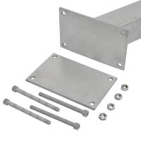 vidaXL Soporte con tope de proa para remolque de barcos - details 1