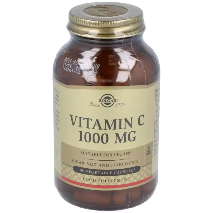 Vitamina C 1000 Cápsulas Vegetales 100 U - 1